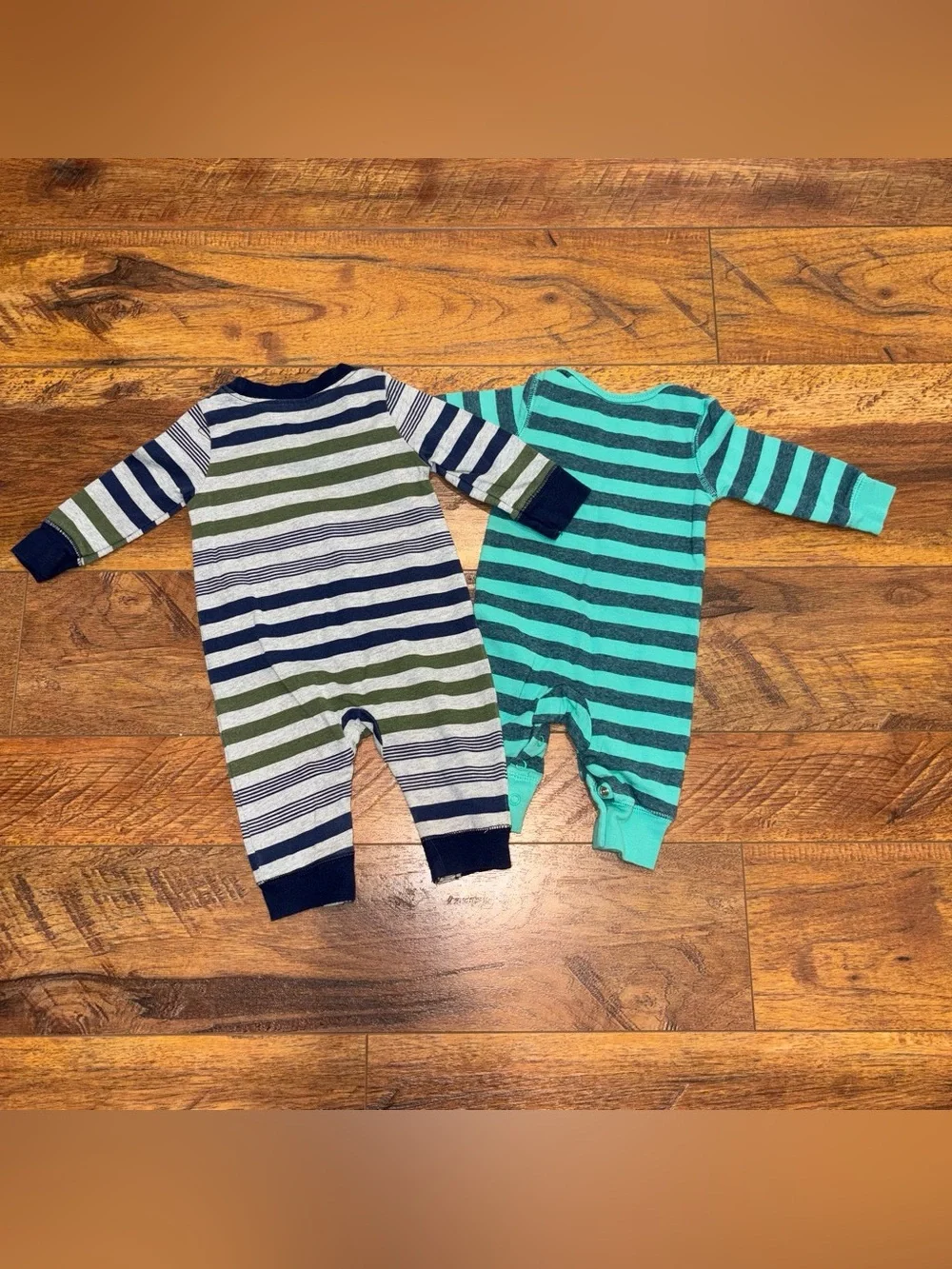 Carter's Striped Baby One-Piece Rompers (2 Pack)